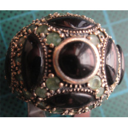 Siyah Taşlı Gümüş Yüzük_1349