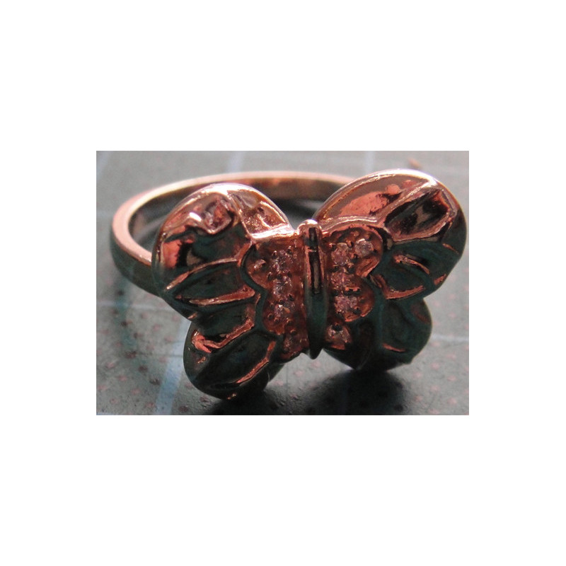 Kelebek Figürlü Gümüş Yüzük_1353