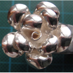 Çiçek Desenli Gümüş Yüzük_1354