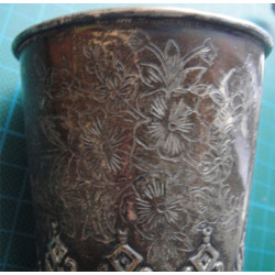 Tuğralı Osmanlı Gümüş Bardak_01