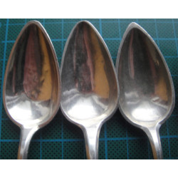 6 Adet Osmanlı Tuğralı Gümüş Tatlı Kaşığı_406