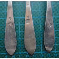 6 Adet Osmanlı Tuğralı Gümüş Tatlı Kaşığı_406