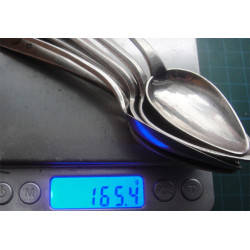 6 Adet Osmanlı Tuğralı Gümüş Tatlı Kaşığı_406