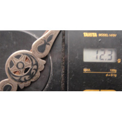 Savatlı Gümüş Saç Tokası_1