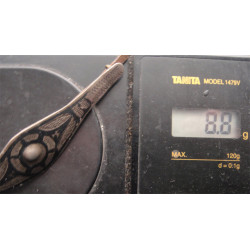 Savatlı Gümüş Saç Tokası_2