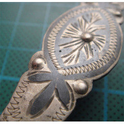 Savatlı Gümüş Saç Tokası_5