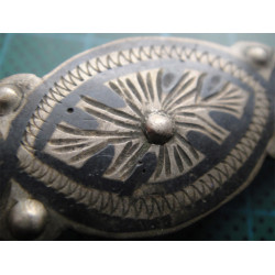 Savatlı Gümüş Saç Tokası_5