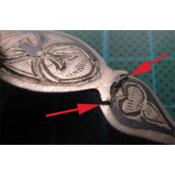 Savatlı Gümüş Saç Tokası_11