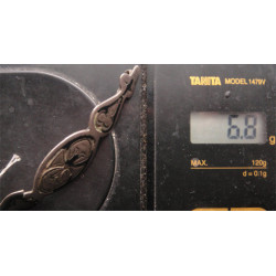 Savatlı Gümüş Saç Tokası_11