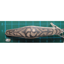 Savatlı Gümüş Saç Tokası _12