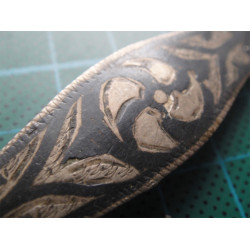 Savatlı Gümüş Saç Tokası _12