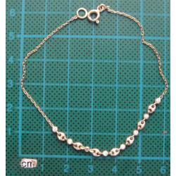 Zirkon Taşlı Gemici Halat Gümüş Bileklik_811