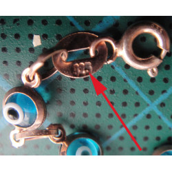 Nazar Boncuklu Gümüş Bileklik_814