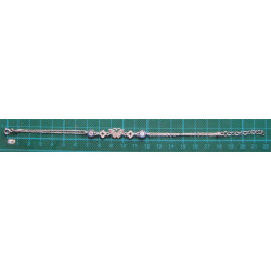 Kelebek Formunda Nazarlıklı Gümüş Bileklik_817