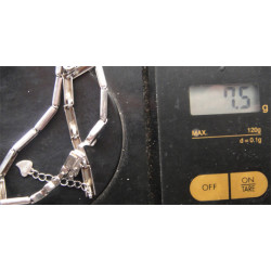 Baget Taşlı Gümüş Bileklik_818