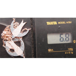 Kırlangıç Kuşu Gümüş Bileklik_821