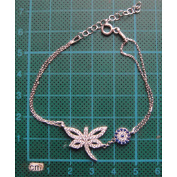 Zirkon Taşlı Gümüş Yusufcuk Bileklik_822