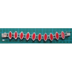 Doğal Taşlı Gümüş Bileklik_829