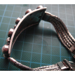 İncili ve Doğal Taşlı Gümüş Bileklik_830