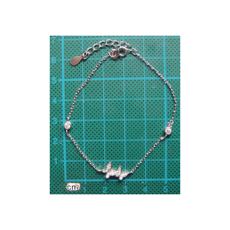 Kelebek Formunda Gümüş Bileklik_832