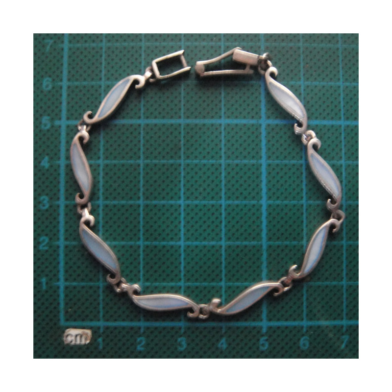 Sedefli Gümüş Bileklik_839