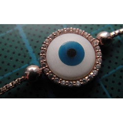 Nazar Boncuklu Gümüş Bileklik_840