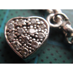 Ay, Kalp ve Yüzüklü Gümüş Bileklik_842