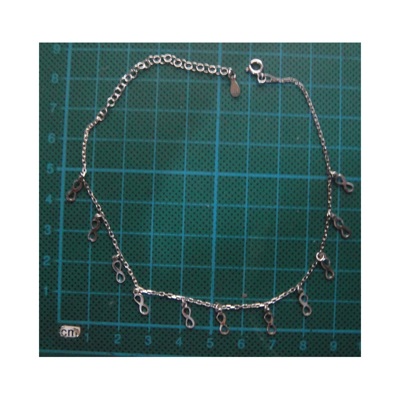 Sonsuzluk Gümüş Bileklik veya Halhal_846