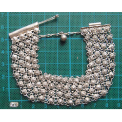 Güverse İşçilikli Gümüş Bileklik_849