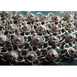 Güverse İşçilikli Gümüş Bileklik_849