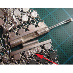 Güverse İşçilikli Gümüş Bileklik_849