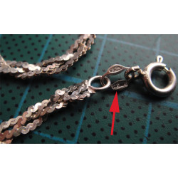 Saç Örgülü Gümüş Bileklik_852