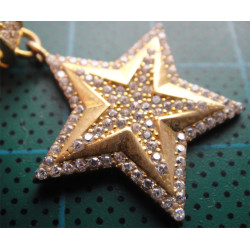 Zirkon Taşlı Yıldızlı Gümüş Kolye Ucu_1726