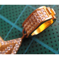 Zirkon Taşlı Yıldızlı Gümüş Kolye Ucu_1726