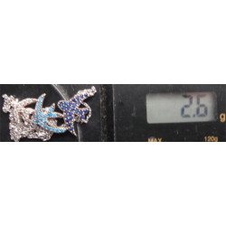 Kırlangıçlı Gümüş Kolye Ucu_1735