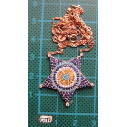 Yıldızlı Gümüş Kolye Ucu_1736