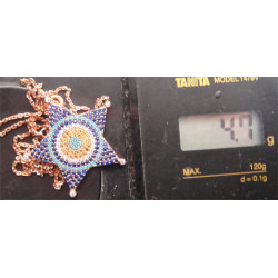 Yıldızlı Gümüş Kolye Ucu_1736