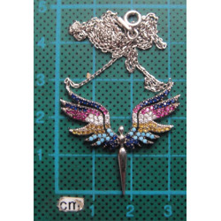 Anka Kuşu Gümüş Kolye Ucu_1738