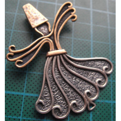 Mevlana Gümüş Kolye Ucu_1743