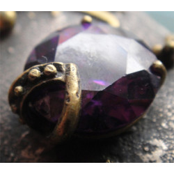 Amatist Taşlı Gümüş Kolye Ucu_1745