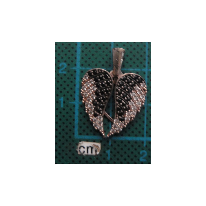 Melek Kanadı Gümüş Kolye Ucu_1755