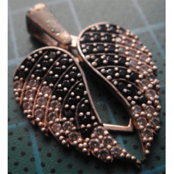 Melek Kanadı Gümüş Kolye Ucu_1755