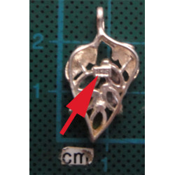 Doğal Taşlı Gümüş Kolye Ucu_1756