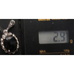 Markazit Taşlı Gümüş Kolye Ucu_1757