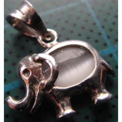 Sedef Taşlı Filli Gümüş Kolye Ucu_1758