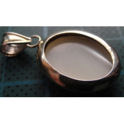 Sedef Taşlı Gümüş Kolye Ucu_1759