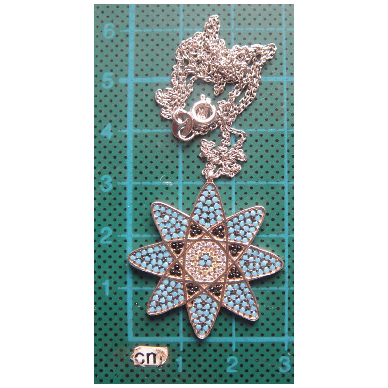 Gümüş Çiçek Kolye Ucu_1762