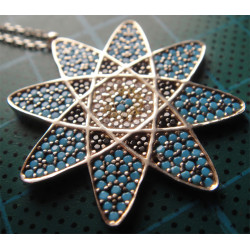 Gümüş Çiçek Kolye Ucu_1762