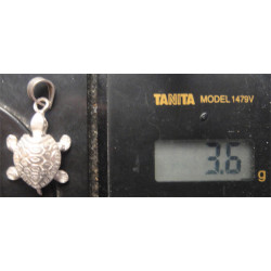 Gümüş Kablumbağa Kolye Ucu_1763