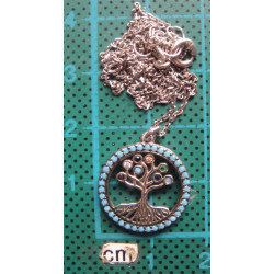 Ağaçlı Gümüş Kolye Ucu_1765